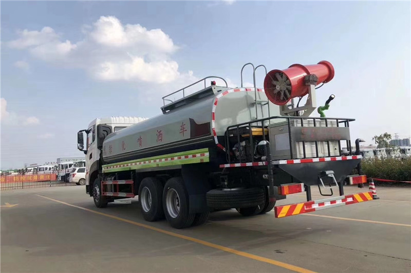 東風(fēng)天龍后八輪20噸噴霧車，國(guó)六綠化噴灑車