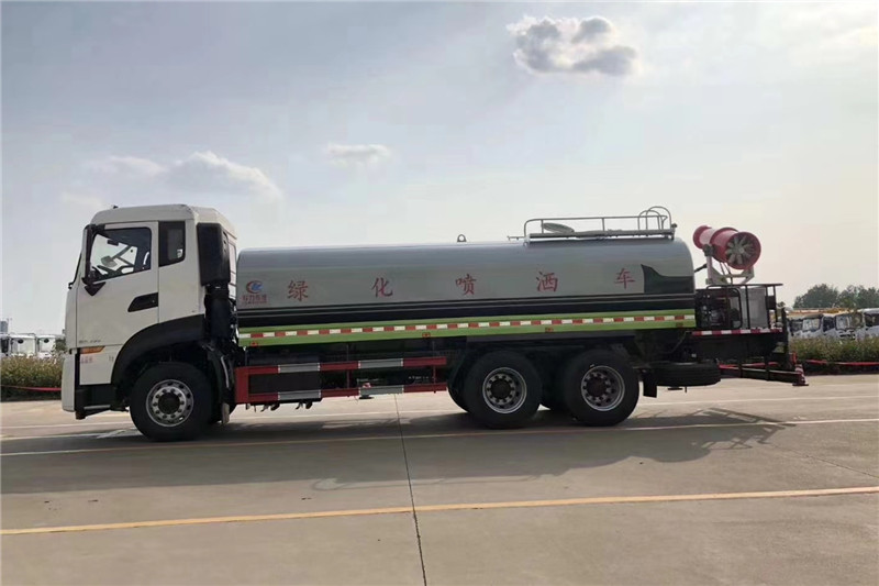 東風(fēng)天龍后八輪20噸噴霧車，國(guó)六綠化噴灑車